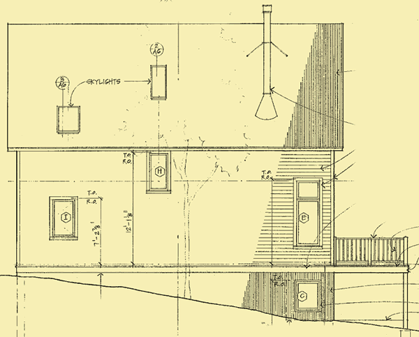 Rear Elevation For Quiet Haven