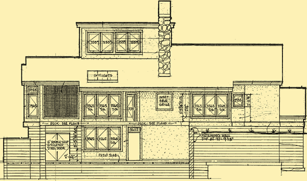 Rear Elevation For Sandy Dune