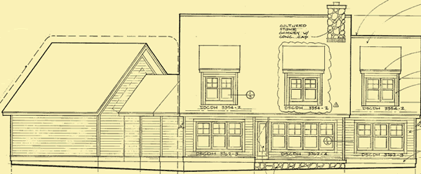 Rear Elevation For Sleeping Bear Cape