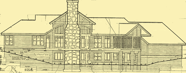 Rear Elevation For Snowmass Lodge