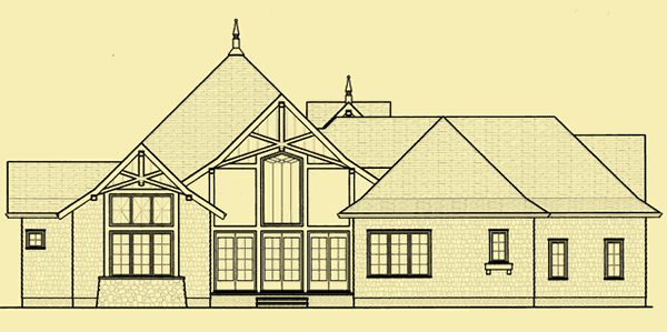 Rear Elevation For Southern Comfort