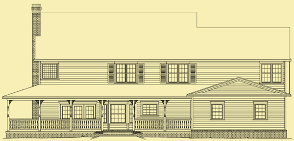 Rear Elevation For Southern Exposure 2