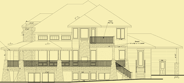 Rear Elevation For Summit Views