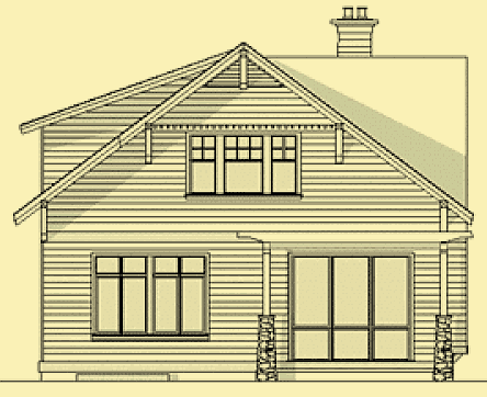 Rear Elevation For Telkwa