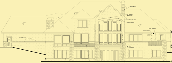 Rear Elevation For Wrap Around Views