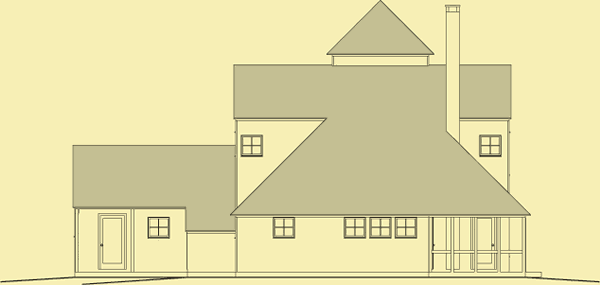 Side 1 Elevation For A Mountaintop Tower