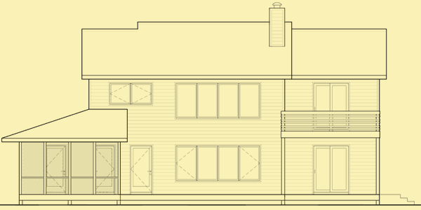 Side 1 Elevation For Carolina House