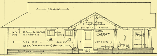 Side 1 Elevation For City Bungalow 2