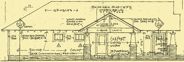 Side 1 Elevation For City Bungalow