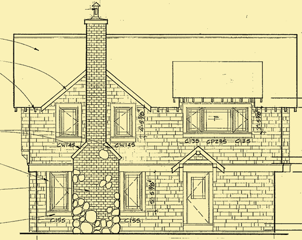 Side 1 Elevation For Crystal's Craftsman