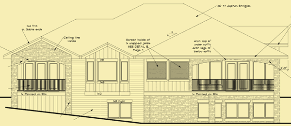 Side 1 Elevation For Deck Views