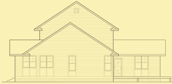 Side 1 Elevation For Durham Cottage