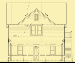 Side 1 Elevation For Garage With Living Quarters