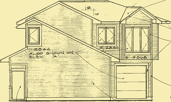 Side 1 Elevation For Guest House Garage