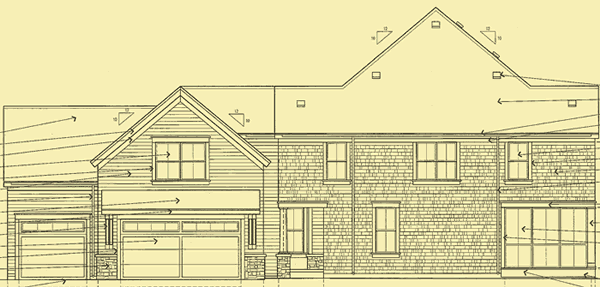 Side 1 Elevation For Harbor Cottage