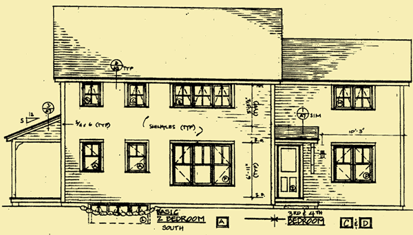 Side 1 Elevation For Island CoHousing