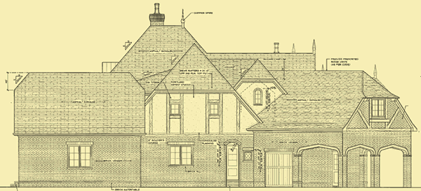 Side 1 Elevation For Manor House