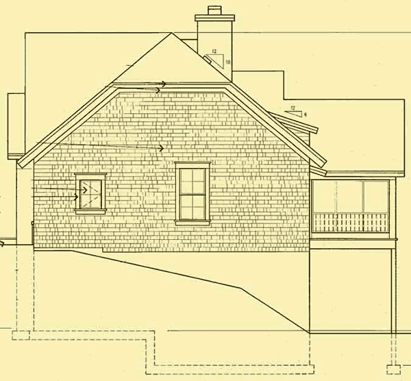 Side 1 Elevation For Pepin Cottage