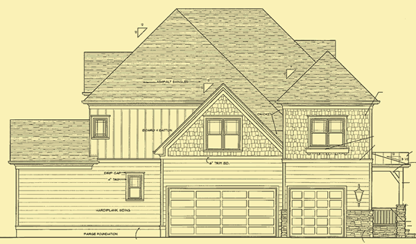 Side 1 Elevation For Southern Manor