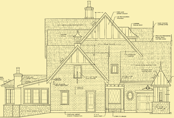 Side 1 Elevation For Traditional Splendor