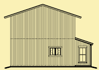 Side 1 Elevation For Two-Story ICF with Separate Master