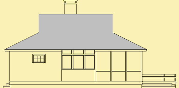Side 2 Elevation For An Island
