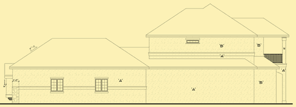Side 2 Elevation For French Country Style