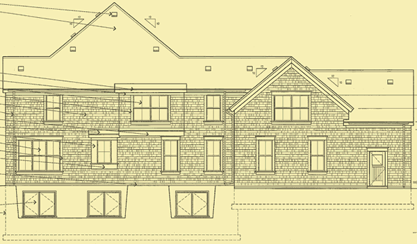 Side 2 Elevation For Harbor Cottage