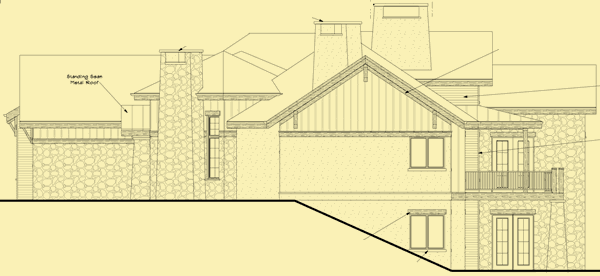 Side 2 Elevation For Hillside View