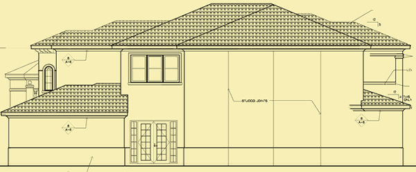 Side 2 Elevation For Mediterranean Delight