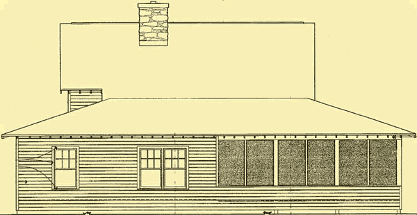 Side 2 Elevation For Porch Cabin