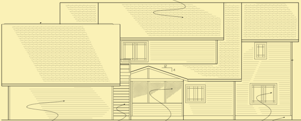 Side 2 Elevation For Simple Solar Craftsman