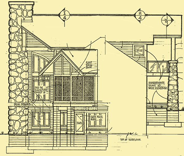 Side 2 Elevation For Snowmass Lodge