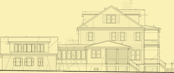 Side 2 Elevation For Southern Colonial