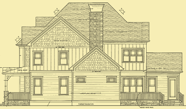 Side 2 Elevation For Southern Manor