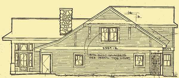 Side 2 Elevation For Sunny Bungalow