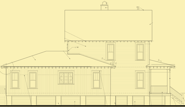 Side 2 Elevation For Traditional Southern Charmer