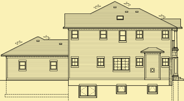 Side 2 Elevation For Urban Cottage