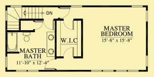 Upper Level Floor Plans For A House With Two Wings