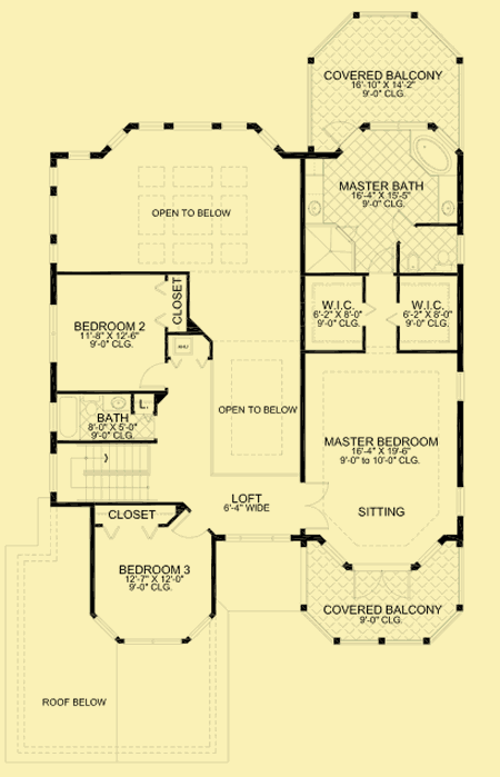 Upper Level Floor Plans For Balmy Weather