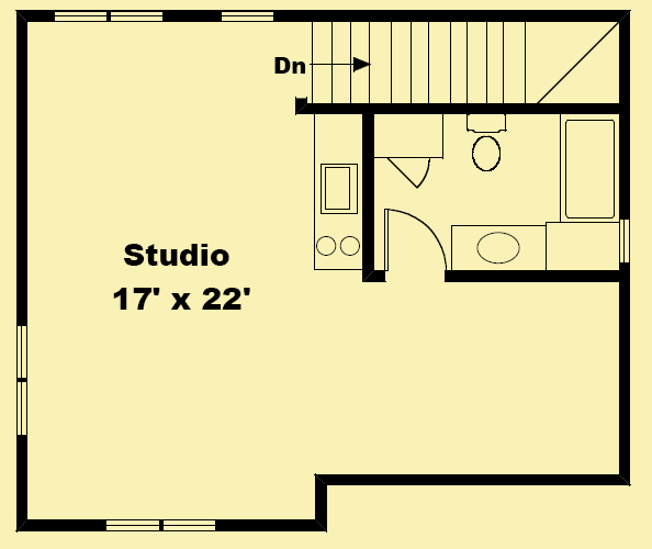 Upper Level Floor Plans For Coastal Home Garage