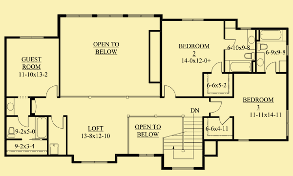 Upper Level Floor Plans For Contemporary Yet Classic