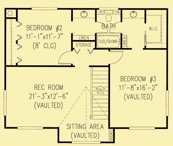 Upper Level Floor Plans For Country Charmer