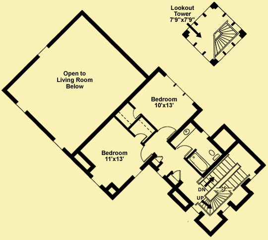 Upper Level Floor Plans For Country View