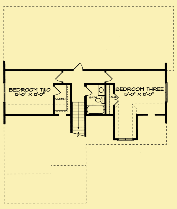 Upper Level Floor Plans For Cozy Colonial