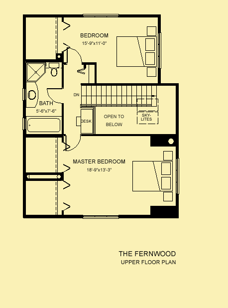 Upper Level Floor Plans For Fernwood