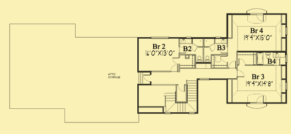 Upper Level Floor Plans For French Country Living