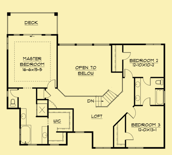 Upper Level Floor Plans For French Country Style