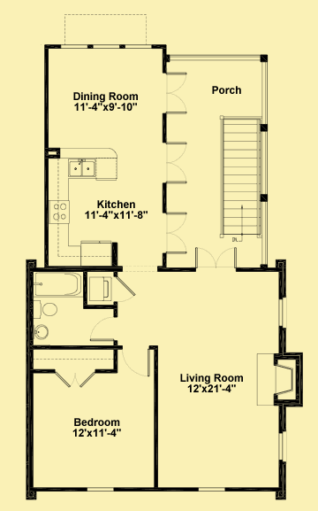 Upper Level Floor Plans For Garage With Full Apartment & Workshop