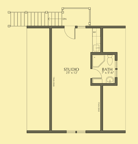 Upper Level Floor Plans For Garret Garage